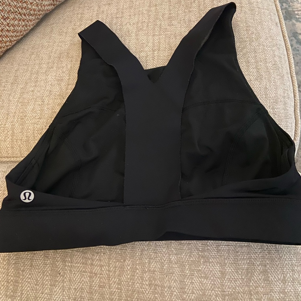 lululemon athletica Black Racerback Sports Bra